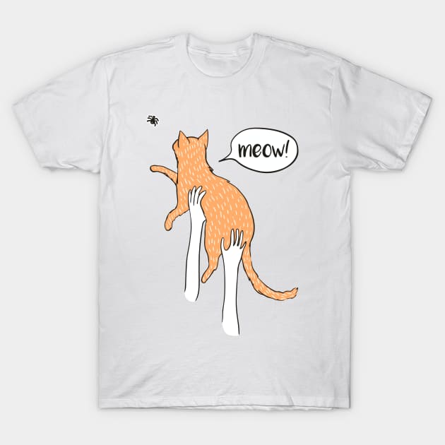 Meow Meow T-Shirt by Penseurdesign